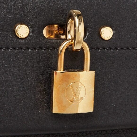 Louis Vuitton Black Leather City Steamer One Handle Bag - Picture 6 of 12
